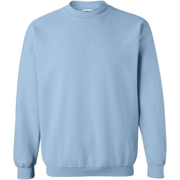 Gildan Heavy Blend Unisex Adult Crewneck Sweatshirt Light Blue S