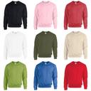 Gildan Heavy Blend Unisex Adult Crewneck Sweatshirt White M