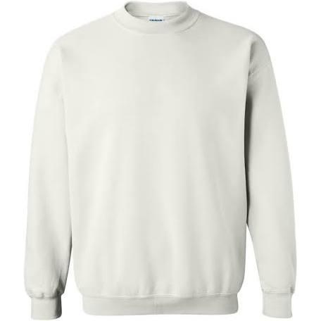 Gildan Heavy Blend Unisex Adult Crewneck Sweatshirt White M