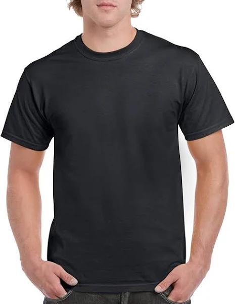 Gildan Heavy Cotton Men's Adult Short Sleeve T-Shirt - 2 Pack
