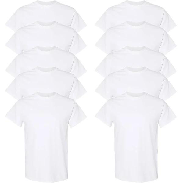 Gildan Heavy Cotton Men's Short Sleeve T-Shirt - 10 Pack