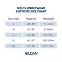 Gildan Men's Boxer Briefs with Covered Waistband