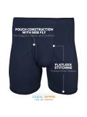 Gildan Men's Boxer Briefs With Covered Waistband