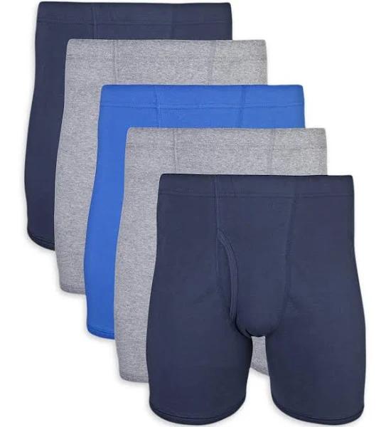 Gildan Men's Boxer Briefs With Covered Waistband