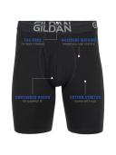 Gildan Men's Cotton Stretch Long Leg Boxer Brief