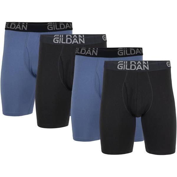 Gildan Men's Cotton Stretch Long Leg Boxer Brief
