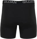 Gildan Men's Cotton Stretch Regular Leg Boxer Brief, Black Soot