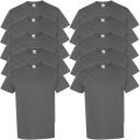 Gildan Men’s Heavy Cotton Adult T-Shirt, Style G5000, (Pack of 10), Irish Green, L