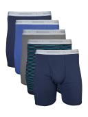 Gildan Men's Regular Leg Boxer Briefs 5 Pack