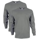 Gildan Men's Ultra Cotton Adult Long Sleeve T-Shirt, 2-Pack