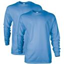 Gildan Men's Ultra Cotton Adult Long Sleeve T-Shirt, 2-Pack