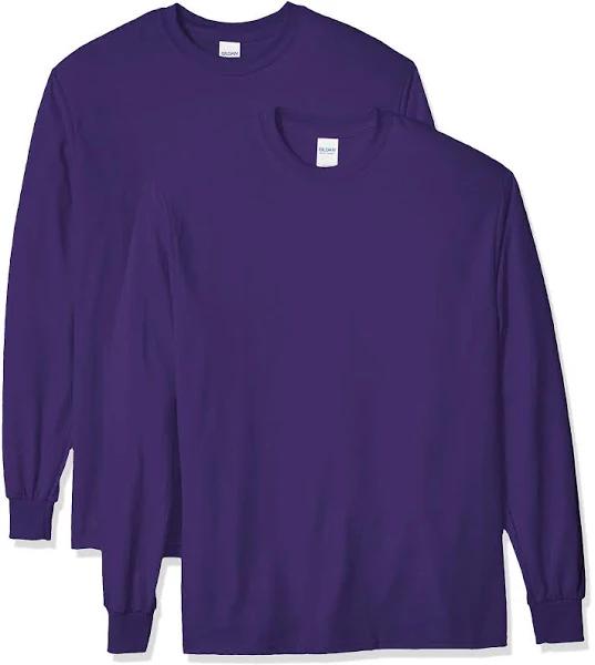 Gildan Men's Ultra Cotton Adult Long Sleeve T-Shirt, 2-Pack