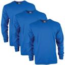 Gildan Men's Ultra Cotton Long Sleeve T-Shirt, Style G2400, Multipack