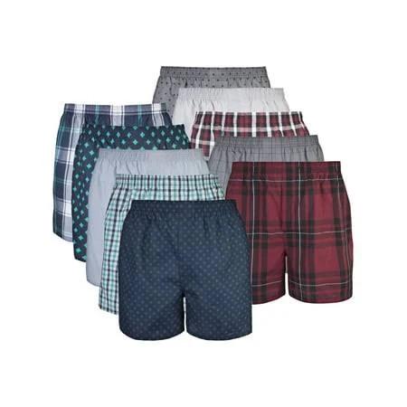 Gildan Men's Woven Boxers, Multipack