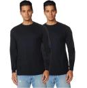 Gildan Mens G5400 Heavy Cotton Long Sleeve T-Shirt, 2-Pack Long Sleeve Shirt