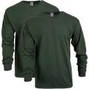 Gildan Mens G5400 Heavy Cotton Long Sleeve T-Shirt, 2-Pack Long Sleeve Shirt