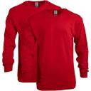 Gildan Mens G5400 Heavy Cotton Long Sleeve T-Shirt, 2-Pack Long Sleeve Shirt
