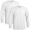 Gildan Mens G8400 DryBlend Adult Long Sleeve T-Shirt, 2-Pack Long Sleeve Shirt