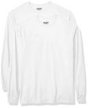Gildan Mens G8400 DryBlend Adult Long Sleeve T-Shirt, 2-Pack Long Sleeve Shirt