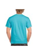 Gildan Mens Hammer Heavyweight T-Shirt Lagoon Blue S