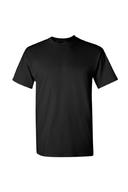 Gildan Mens Heavy Cotton Short Sleeve T-Shirt Black Mens T-Shirt