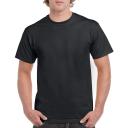 Gildan Mens Heavy Cotton Short Sleeve T-Shirt Black Mens T-Shirt
