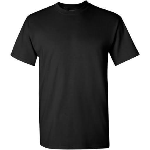 Gildan Mens Heavy Cotton Short Sleeve T-Shirt Black Mens T-Shirt
