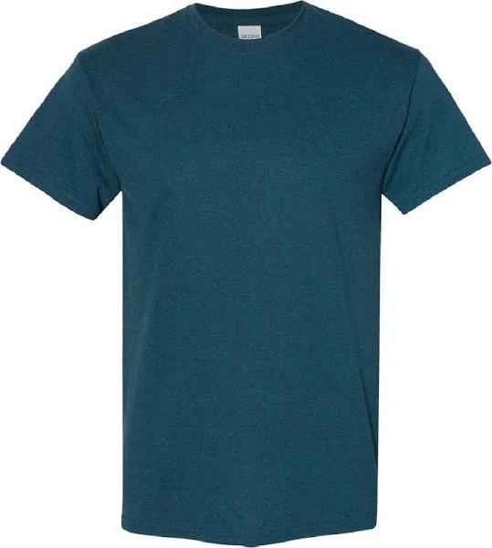 Gildan Mens Heavy Cotton Short Sleeve T-Shirt Midnight Mens T-Shirt