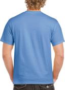 Gildan Mens Heavy Cotton Short Sleeve T-Shirt (Pack of 5) Carolina Blue 2XL