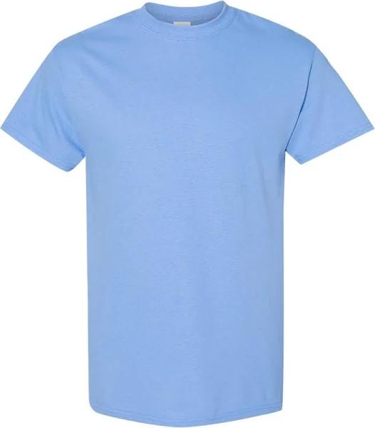 Gildan Mens Heavy Cotton Short Sleeve T-Shirt (Pack of 5) Carolina Blue 2XL