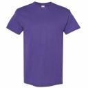Gildan Mens Heavy Cotton Short Sleeve T-Shirt (Pack of 5) Heliconia M