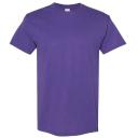 Gildan Mens Heavy Cotton Short Sleeve T-Shirt (Pack of 5) Lilac M