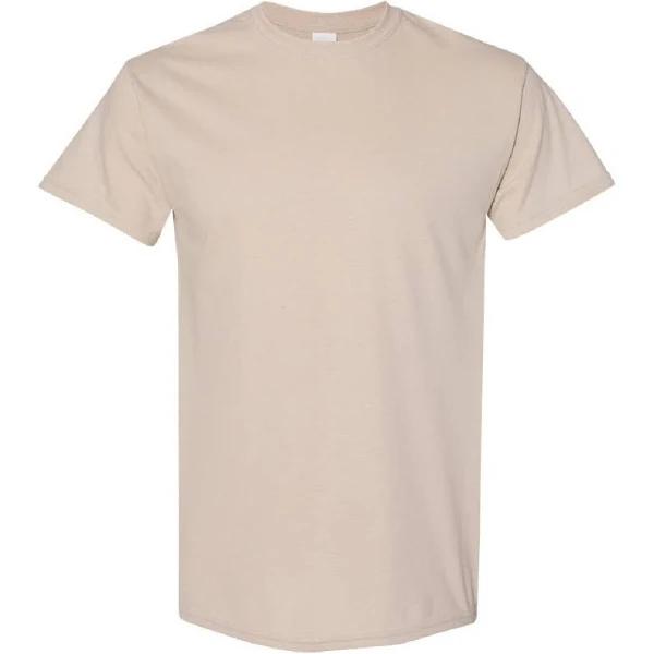 Gildan Mens Heavy Cotton Short Sleeve T-Shirt (Pack of 5) Navy XL