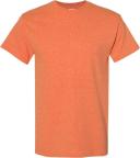 Gildan Mens Heavy Cotton Short Sleeve T-Shirt (Pack of 5) Sunset XL