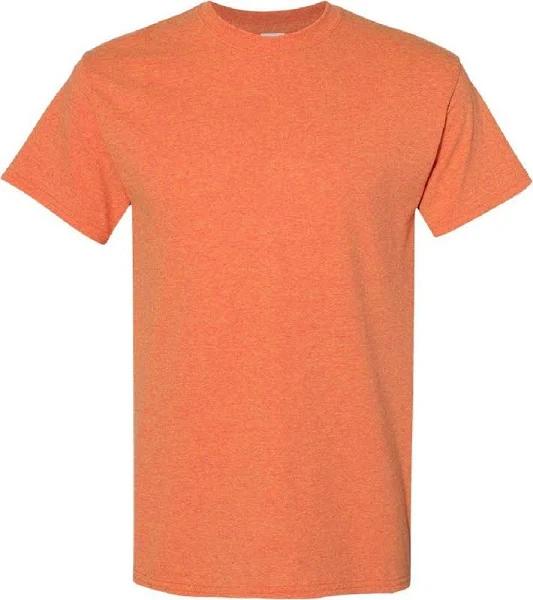 Gildan Mens Heavy Cotton Short Sleeve T-Shirt (Pack of 5) Sunset XL