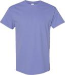 Gildan Mens Heavy Cotton Short Sleeve T-Shirt Violet XL
