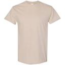 Gildan Mens Heavy Cotton Short Sleeve T-Shirt Yellow Haze S