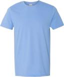 Gildan Mens Short Sleeve Soft-Style T-Shirt Carolina Blue S