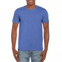 Gildan Mens Short Sleeve Soft-Style T-Shirt Heather Royal Mens T-Shirt