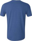 Gildan Mens Short Sleeve Soft-Style T-Shirt Heather Royal Mens T-Shirt