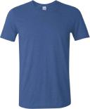Gildan Mens Short Sleeve Soft-Style T-Shirt Heather Royal Mens T-Shirt