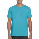 Gildan Mens Short Sleeve Soft-Style T-Shirt Tropical Blue XL