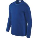 Gildan Mens Soft Style Long Sleeve T-Shirt (Pack of 5) Royal 2XL