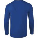 Gildan Mens Soft Style Long Sleeve T-Shirt Royal XL