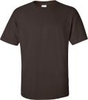 Gildan Mens Ultra Cotton Short Sleeve T-Shirt Dark Chocolate S