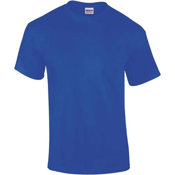 Gildan Mens Ultra Cotton Short Sleeve T-Shirt Royal XL