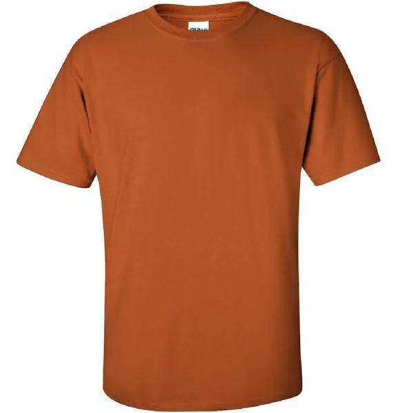 Gildan Mens Ultra Cotton Short Sleeve T-Shirt Texas Orange M