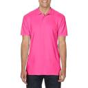 Gildan Softstyle Mens Short Sleeve Double Pique Polo Shirt Heliconia M