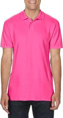 Gildan Softstyle Mens Short Sleeve Double Pique Polo Shirt Heliconia M
