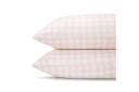 Gingham Flannelette Cotton Sheet Set - Single Bed, Pink